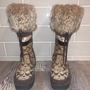 Coach snow boots